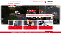 Desktop Screenshot of malteser-hamburg.de